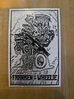 Monster Rods Series 1.  1 Oz  .999 Silver Collectible Bar/Card Franken-Wheelie