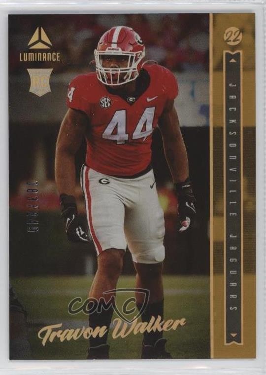 2022 Panini Luminance Rookie Gold /249 Travon Walker #142 Rookie RC 0t63
