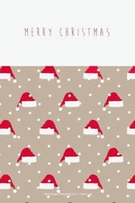 Christmas Shopping List + Card Log: Red Santa Claus Hat by Jenily Publishing (En