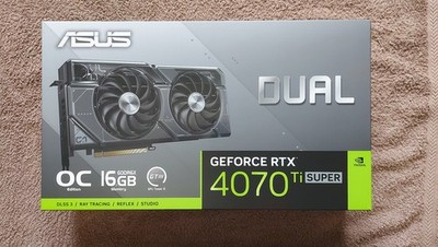 ASUS Dual GeForce RTX 4070 Ti SUPER OC Edition 16GB GDDR6X