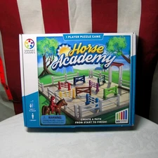 HORSE ACADEMY Path-Building Game brain-teaser 2021 single-player logic puzzle 