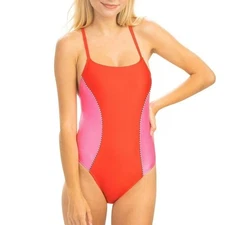 Dolfin Uglies High Shine Diamonback One Piece Swimsuit-NWT