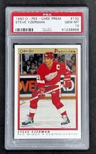 1990 O-PEE-CHEE PREMIER #130 STEVE YZERMAN HOF PSA 10