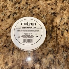 Mehron Makeup Clown White Lite  Professional Face Paint  Body Paint  White Cr
