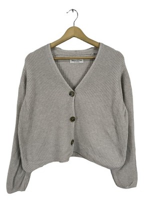 MARC O POLO Cardigan Damen Jacke Gr. DE 38 hellgrau Casual-Look