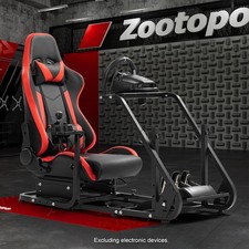 Zootopo Simulatore Di Corsa Cockpit Con Sedile Rosso Per Logitech G920 G923 Xbox