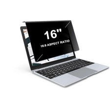 Hanging Design - Laptop Privacy Screen Filter for 16 inch 16:9 Widescreen Dis...