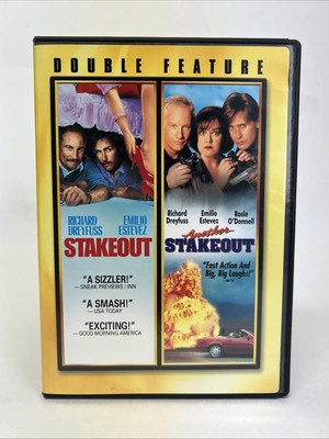 Stakeout + Another Stakeout 2 (DVD Region 1, 2-Disc Set) w/ Insert, Tested!