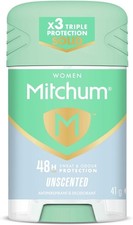 Women Triple Odor Defense 48HR Protection Stick Deodorant & Anti-Perspirant, Uns