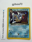 Pokemon Dark Gyarados 8/82 WotC Team Rocket Prerelease Holo Rare Promo NM - NP