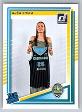 2025 Panini Donruss WNBA Rated Rookie #93 Ajsa Sivka RC Chicago Sky