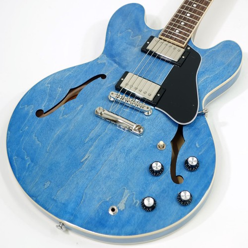 Gibson ES-335 Custom Color Series Ocean Blue #225540338 - Picture 2 of 11