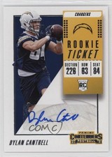 2018 Panini Contenders Rookie Ticket Auto Dylan Cantrell #188 Auto 7eo