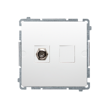 BASIC MODULE WHITE TV SOCKET TYPE F BMAF1.01/11