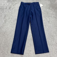 Calvin Klein Slim Fit Suit Seperates Dress Pants Trouser Boys Youth 10 Navy Blue