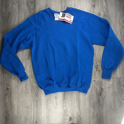 Vintage Lee Sturdy Sweats Sweatshirt Mens Large Blue Crewneck Made USA 90s