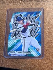 2024 Topps Stadium Club Baseball Going Yard Die-Cut # GY-4 Wyatt Langford RC