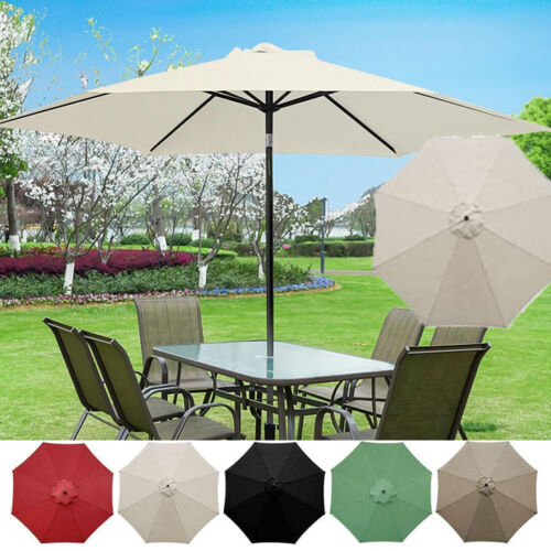 Replacement Fabric Parasol Garden Canopy Cover for 3M 8 Arm Beach Sun Umbrella - Picture 11 of 14
