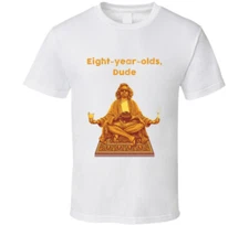 The Big Lebowski The Dude On The Rug Eight-year-olds, Dude Quote T Shirt