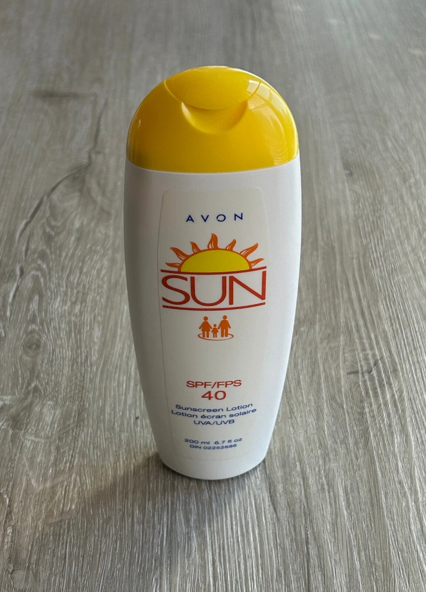 NOS VTG Avon SUN Sunscreen Lotion SPF/FPS 40 6.7 fl oz Exp 2009/06