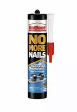 Image of UniBond No More Nails Waterproof, Heavy-Duty Mounting Adhesive, Strong Glue for