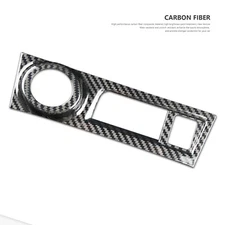 Gloss Real Dry Carbon Fiber Ignition Start Button Panel Fits 13-20 BRZ 86 FRS