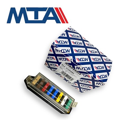 MTA 8 WAY FUSE BOX WITH FUSES FOR CAR TRUCK RV BOATH MARINE