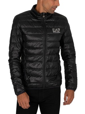 mens black ea7 jacket