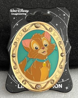ディズニー　オリバー　d23限定品　ピンバッジ Disney D23 WDI Gold Frame Cat Portraits Oliver & Company OLIVER LE