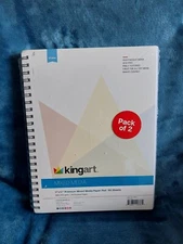 King Art Mixed Media Heavyweight Perforated Art Paper Pads (2pack)