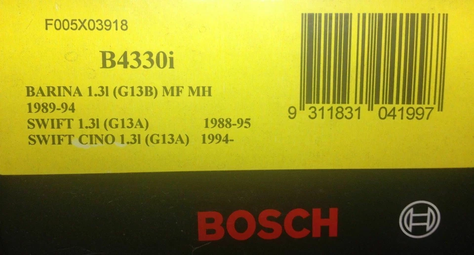 HOLDEN BARINA MF MH 89-94 SUZUKI SWIFT SF 91-01 G13B SPARK PLUGS & LEAD SET - image 2 of 3