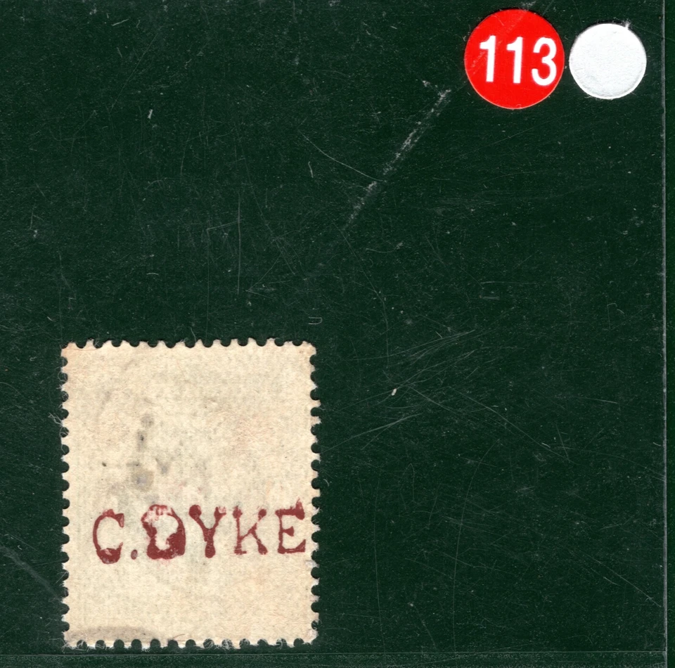 GB KEVII SG.217var ½d Green UNDERPRINT *C DYKE* Hereford 1910 CDS Rare REDS113 - Image 3 of 4