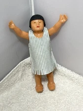 Vintage Hard Plastic Doll Unmarked 5" Tall