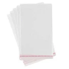 500 Clear Resealable 15mm CD DVD Case Shrink Wrap Bags Covers Wrapping Sleeves
