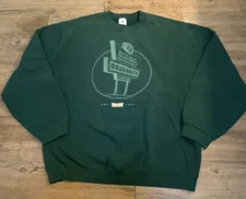RARE! Green Men Large Krispy Kreme Doughnuts Sweatshirt