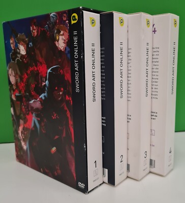 Sword Art Online SAO Staffel 2 Anime DVD Volume 1-4 mit limitiertem Schuber