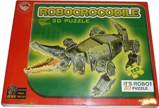 Chucklesnort's It's Robot 3D Puzzle "Robocrocodile" -Size   29.1" x 9.4"