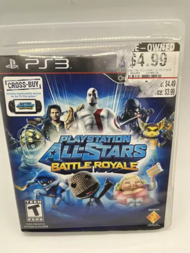 PlayStation All-Stars Battle Royale PS3 Sony PlayStation 3 Game & Case
