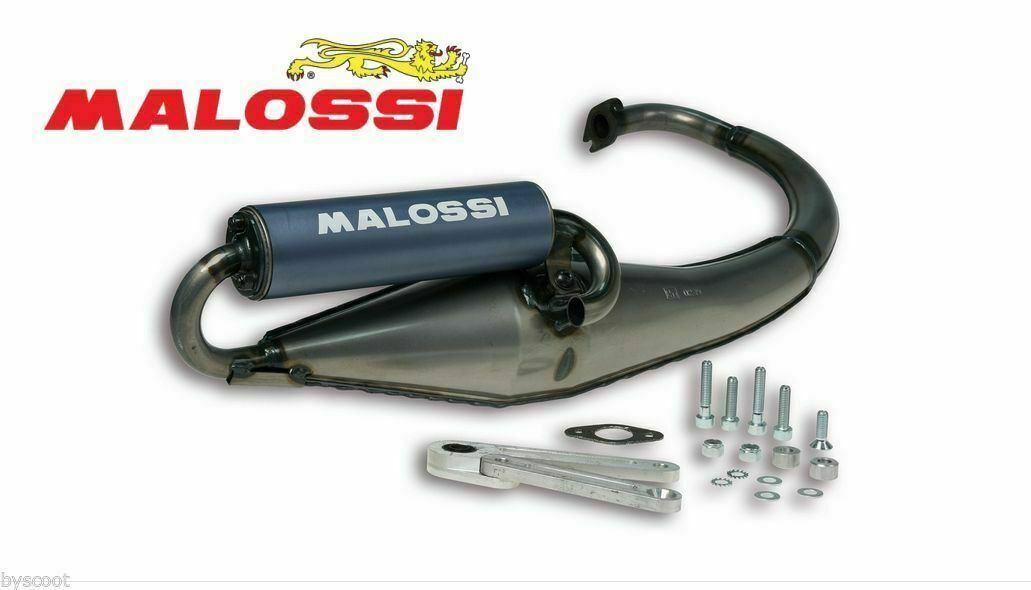 Pot d'échappement Malossi Racing pour Aprilia Amico SR 50 2T noir