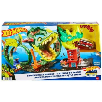 Mattel HJV70 - Hot Wheels - Drachenangriff Spielset - Bild 1 von 4