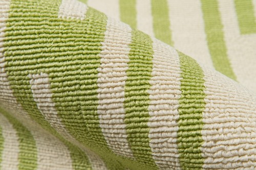 Momeni Baja Ikat Polypropylene Green Indoor Outdoor Rug 6'7" X 9'6" - Picture 4 of 4