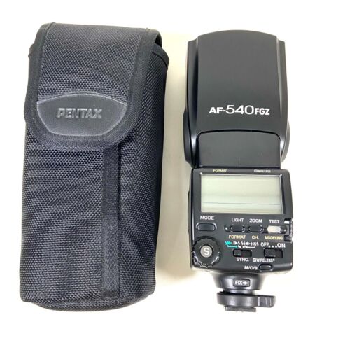 Pentax AF540FGZ Shoe Mount Flash Strobe for Pentax From Japan [Near Mint] #891 - Picture 1 of 12