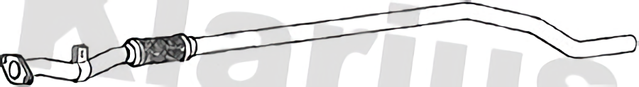 Klarius centre pipe fits Fiat grande punto 1.2 06> FT828V