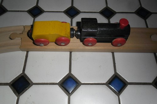 EICHHORN Holzbahn Kreis Holz Eisenbahn Bahn Set Zug Schienen - Bild 2 von 2