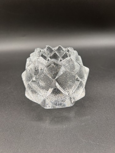 Orrefors Sweden Crystal Artichoke Votive Candle Holder, Signed - Picture 8 of 10