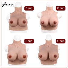 Anzi B-H Cup Silicone Breast Forms Fake Boobs for Crossdresser TG Drag Queen
