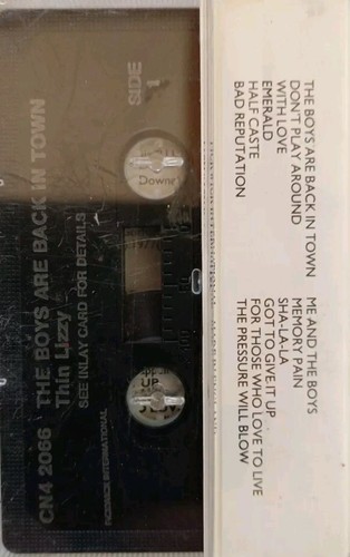 Thin Lizzy-The Boys Are Back In Town Cassette Album.1983 Pickwick CN4 2066. - Picture 2 of 6