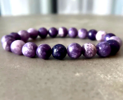 Bracciale acciaio ottagoni cristallo Boemia vitrail light viola ame... | su MissHobby