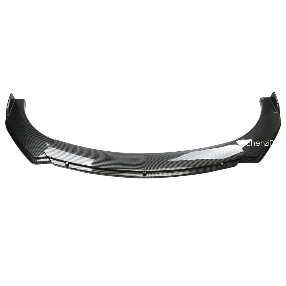 Carbon Style Front Bumper Lip Spoiler & Side Skirt 86.6" For Lexus GX 470 — 第 4/4 张图片