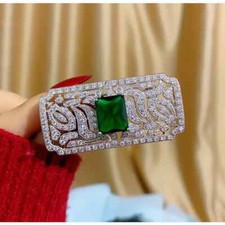 Women Fashion Rectangle Rhinestone Brooch Pins Lady Clothing Shining Jewelry